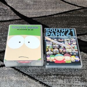 SOUTH PARK SEASON'S 16-20 & 21 COLLECTOR'S EDITION DVD BOX SETS